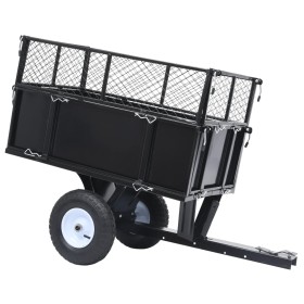 Kippbarer Rasenmäher-Anhängerwagen, Tragfähigkeit 150 kg von vidaXL, Gartenzubehör - Ref: Foro24-92449, Preis: 222,77 €, Raba...