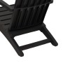 Adirondack garden chairs 2 units black polypropylene by vidaXL, Garden chairs - Ref: Foro24-364167, Price: 182,38 €, Discount: %