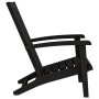 Black Adirondack garden chair made of polypropylene by vidaXL, Garden chairs - Ref: Foro24-364165, Price: 98,11 €, Discount: %