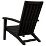 Black Adirondack garden chair made of polypropylene by vidaXL, Garden chairs - Ref: Foro24-364165, Price: 98,11 €, Discount: %