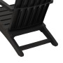 Black Adirondack garden chair made of polypropylene by vidaXL, Garden chairs - Ref: Foro24-364165, Price: 98,11 €, Discount: %