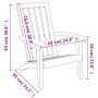 Black Adirondack garden chair made of polypropylene by vidaXL, Garden chairs - Ref: Foro24-364165, Price: 98,11 €, Discount: %