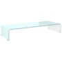 Green glass TV cabinet/monitor riser 80x30x13 cm by vidaXL, TV Furniture - Ref: Foro24-244145, Price: 77,39 €, Discount: %