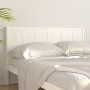 Solid white pine wood bed headboard 140.5x4x100 cm by vidaXL, Headboards and footboards - Ref: Foro24-833154, Price: 89,44 €,...