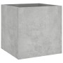 Pflanzgefäß aus grauem Betonsperrholz 40x40x40 cm von vidaXL, Töpfe und Pflanzgefäße - Ref: Foro24-808796, Preis: 39,69 €, Ra...