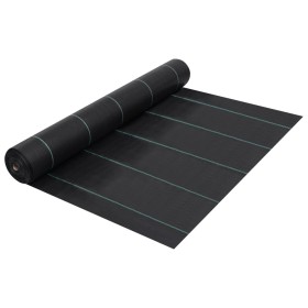 Estera de control de malezas y raíces PP negro 1x50 m de vidaXL, Mallas antihierbas - Ref: Foro24-313061, Precio: 31,99 €, De...