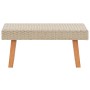 Beige synthetic rattan garden coffee table by vidaXL, Garden tables - Ref: Foro24-310221, Price: 45,99 €, Discount: %