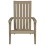 Silla de jardín Adirondack polipropileno marrón claro de vidaXL, Sillas de jardín - Ref: Foro24-364166, Precio: 121,06 €, Des...