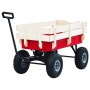 Carrito de mano de jardín rojo 150 kg de vidaXL, Carretillas de carga - Ref: Foro24-145508, Precio: 109,48 €, Descuento: %