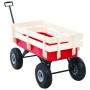 Carrito de mano de jardín rojo 150 kg de vidaXL, Carretillas de carga - Ref: Foro24-145508, Precio: 109,48 €, Descuento: %