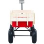 Carrito de mano de jardín rojo 150 kg de vidaXL, Carretillas de carga - Ref: Foro24-145508, Precio: 109,48 €, Descuento: %