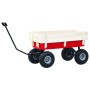 Carrito de mano de jardín rojo 150 kg de vidaXL, Carretillas de carga - Ref: Foro24-145508, Precio: 109,48 €, Descuento: %