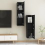 TV furniture 2 units plywood black 30.5x30x110 cm by vidaXL, TV Furniture - Ref: Foro24-803365, Price: 91,57 €, Discount: %