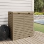 Light brown polypropylene exterior trash can 78x41x86 cm by vidaXL, Garbage cans and trash cans - Ref: Foro24-364174, Price: ...