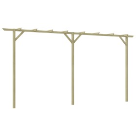 Gartenpergola aus Holz 410x40x203 cm von vidaXL, Pergolen, Bögen und Gartenspaliere - Ref: Foro24-41664, Preis: 102,99 €, Rab...