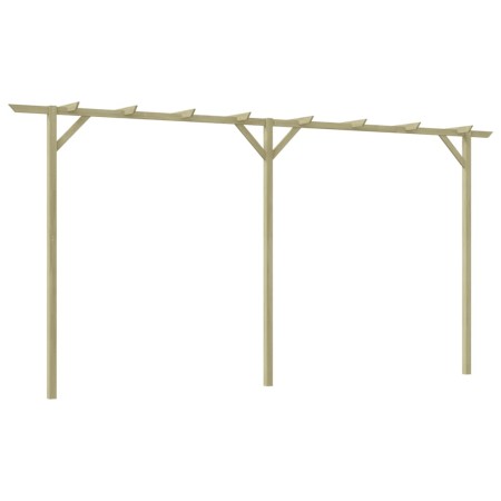 Pérgola de jardín de madera 410x40x203 cm de vidaXL, Pérgolas, arcos y enrejados de jardín - Ref: Foro24-41664, Precio: 102,7...