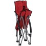 Sillas de playa plegables 2 unidades tela rojo de vidaXL, Sillas de jardín - Ref: Foro24-312490, Precio: 61,41 €, Descuento: %