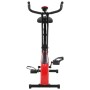 Bicicleta estática magnética X con pulsómetro negra y roja de vidaXL, Bicicletas estáticas - Ref: Foro24-90483, Precio: 169,9...