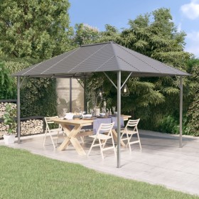 Gazebo with roof 4x3 m anthracite gray by vidaXL, Tents and gazebos - Ref: Foro24-315249, Price: 554,99 €, Discount: %