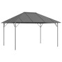 Cenador con techo 4x3 m gris antracita de vidaXL, Carpas y cenadores - Ref: Foro24-315249, Precio: 554,99 €, Descuento: %