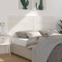 Solid white pine wood bed headboard 186x4x100 cm by vidaXL, Headboards and footboards - Ref: Foro24-833202, Price: 116,24 €, ...