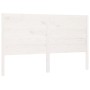 Solid white pine wood bed headboard 186x4x100 cm by vidaXL, Headboards and footboards - Ref: Foro24-833202, Price: 116,24 €, ...