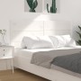 Solid white pine wood bed headboard 186x4x100 cm by vidaXL, Headboards and footboards - Ref: Foro24-833202, Price: 116,24 €, ...