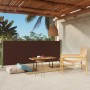 Retractable brown garden side awning 117x300 cm by vidaXL, Umbrellas - Ref: Foro24-317873, Price: 63,39 €, Discount: %