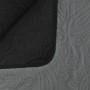 Double-sided quilted bedspread 170x210 cm gray and black by vidaXL, Bedspreads and duvets - Ref: Foro24-132965, Price: 26,91 ...