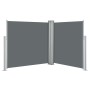 Toldo lateral retráctil gris antracita 100x600 cm de vidaXL, Sombrillas - Ref: Foro24-48444, Precio: 90,35 €, Descuento: %