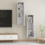 TV cabinet 2 units glossy white plywood 30.5x30x110 cm by vidaXL, TV Furniture - Ref: Foro24-803375, Price: 107,04 €, Discoun...