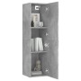 Mueble de TV madera contrachapada gris hormigón 30,5x30x110 cm de vidaXL, Muebles TV - Ref: Foro24-803370, Precio: 60,50 €, D...