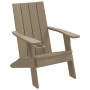 Silla de jardín Adirondack marrón claro 75x88,5x89,5 cm de vidaXL, Sillas de jardín - Ref: Foro24-364175, Precio: 154,20 €, D...