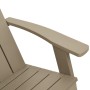 Silla de jardín Adirondack marrón claro 75x88,5x89,5 cm de vidaXL, Sillas de jardín - Ref: Foro24-364175, Precio: 154,20 €, D...