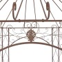 Pérgola de jardín marrón antiguo 400x258x378 cm hierro de vidaXL, Carpas y cenadores - Ref: Foro24-314000, Precio: 871,08 €, ...