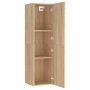 TV-Schrank aus eichenfarbenem Sperrholz, 30,5 x 30 x 110 cm von vidaXL, TV-Möbel - Ref: Foro24-803368, Preis: 57,92 €, Rabatt: %