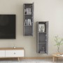 Mueble de TV 2 uds contrachapada gris hormigón 30,5x30x110 cm de vidaXL, Muebles TV - Ref: Foro24-803371, Precio: 95,48 €, De...