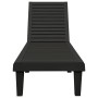 Black polypropylene sun loungers 2 units 155x58x83 cm by vidaXL, Loungers - Ref: Foro24-364148, Price: 301,50 €, Discount: %