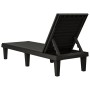 Black polypropylene sun loungers 2 units 155x58x83 cm by vidaXL, Loungers - Ref: Foro24-364148, Price: 301,50 €, Discount: %