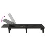 Black polypropylene sun loungers 2 units 155x58x83 cm by vidaXL, Loungers - Ref: Foro24-364148, Price: 301,50 €, Discount: %