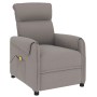 Taupe gray fabric reclining massage chair by vidaXL, Electric massage chairs - Ref: Foro24-348016, Price: 185,26 €, Discount: %