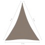 Triangular sail awning taupe gray Oxford fabric 3x4x4 m by vidaXL, Umbrellas - Ref: Foro24-135449, Price: 29,99 €, Discount: %