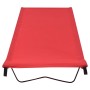 Camping bed Oxford fabric and red steel 180x60x19 cm by vidaXL, Cots - Ref: Foro24-312480, Price: 35,36 €, Discount: %