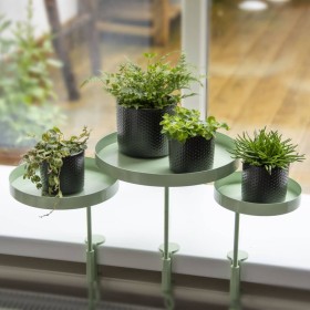 Esschert Design Round Green Plant Tray with Clamp L by Esschert Design, Decorative trays - Ref: Foro24-441021, Price: 26,99 €...