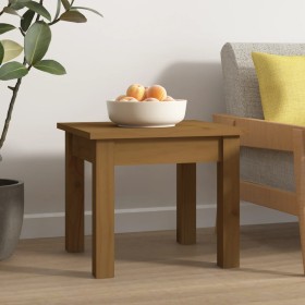 Solid honey brown pine wood coffee table 35x35x30 cm by vidaXL, Coffee table - Ref: Foro24-814222, Price: 35,99 €, Discount: %