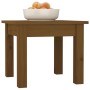 Mesa de centro madera maciza de pino marrón miel 35x35x30 cm de vidaXL, Mesas de centro - Ref: Foro24-814222, Precio: 35,76 €...