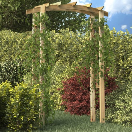 Arco con enrejado de madera 150x60x210 cm de vidaXL, Pérgolas, arcos y enrejados de jardín - Ref: Foro24-41662, Precio: 165,5...