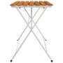 Folding coffee table acacia wood and steel 100x54x71 cm by vidaXL, Garden tables - Ref: Foro24-319976, Price: 85,99 €, Discou...