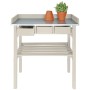 Esschert Design Banco de trabajo de jardín blanco CF29W de Esschert Design, Mesas de jardinería - Ref: Foro24-404624, Precio:...