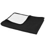 Cubrecama acolchado doble cara 230x260 cm blanco y negro de vidaXL, Colchas y edredones - Ref: Foro24-132970, Precio: 30,33 €...